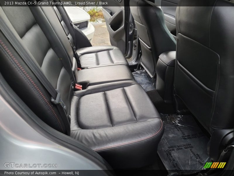 Liquid Silver / Black 2013 Mazda CX-5 Grand Touring AWD