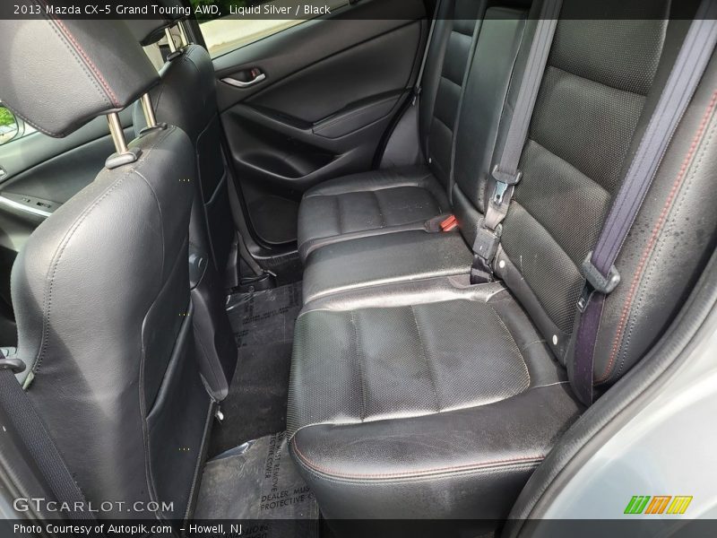 Liquid Silver / Black 2013 Mazda CX-5 Grand Touring AWD