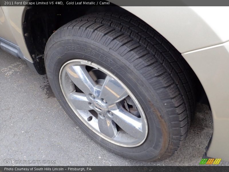 Gold Leaf Metallic / Camel 2011 Ford Escape Limited V6 4WD