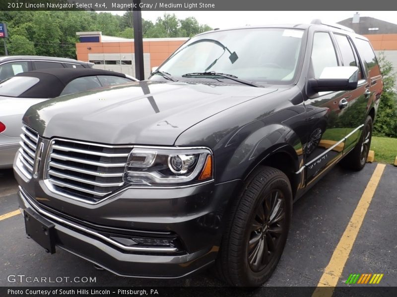 Magnetic Gray / Medium Light Stone 2017 Lincoln Navigator Select 4x4
