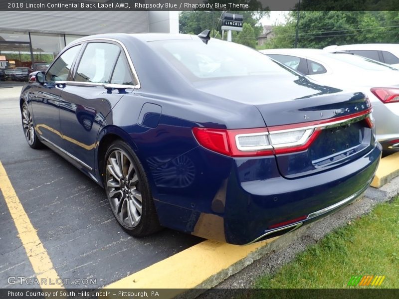 Rhapsody Blue / Rhapsody Blue Theme 2018 Lincoln Continental Black Label AWD