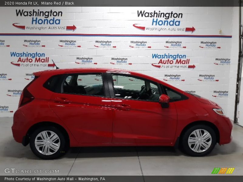 Milano Red / Black 2020 Honda Fit LX