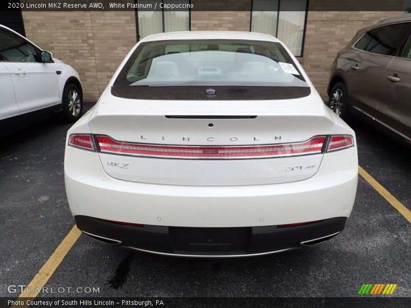  2020 MKZ Reserve AWD White Platinum