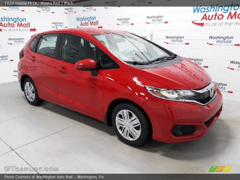 Milano Red / Black 2020 Honda Fit LX