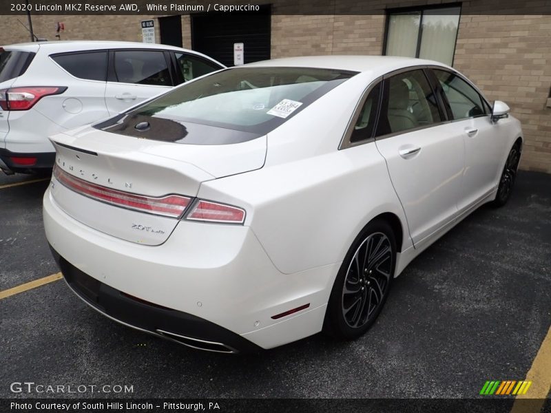  2020 MKZ Reserve AWD White Platinum