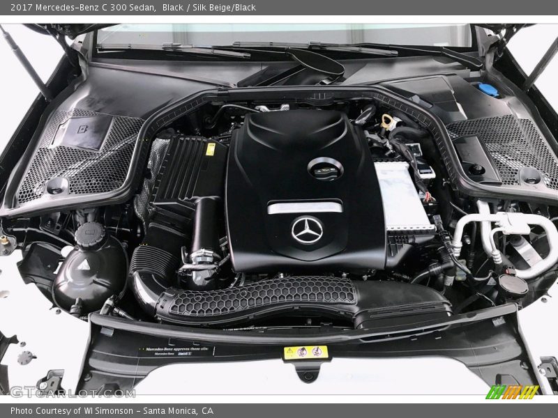 Black / Silk Beige/Black 2017 Mercedes-Benz C 300 Sedan
