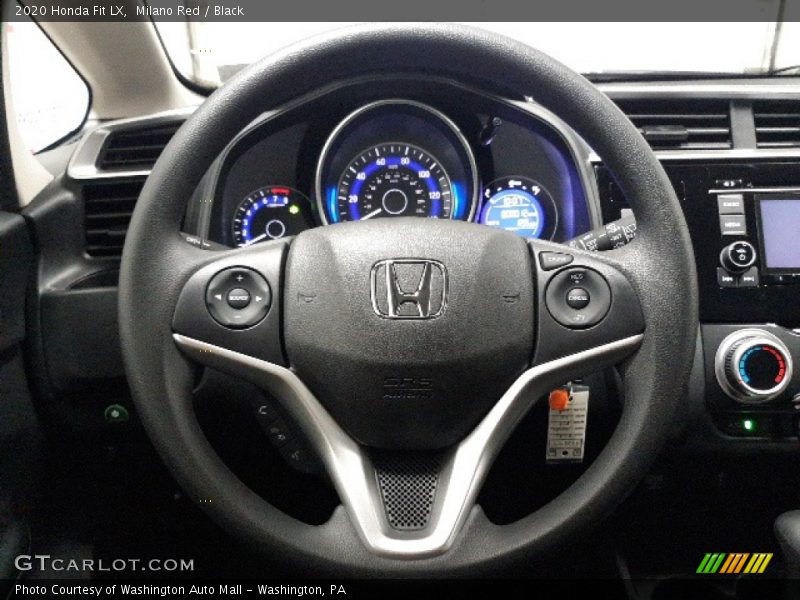 Milano Red / Black 2020 Honda Fit LX