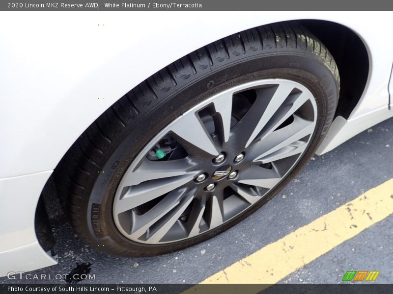 White Platinum / Ebony/Terracotta 2020 Lincoln MKZ Reserve AWD