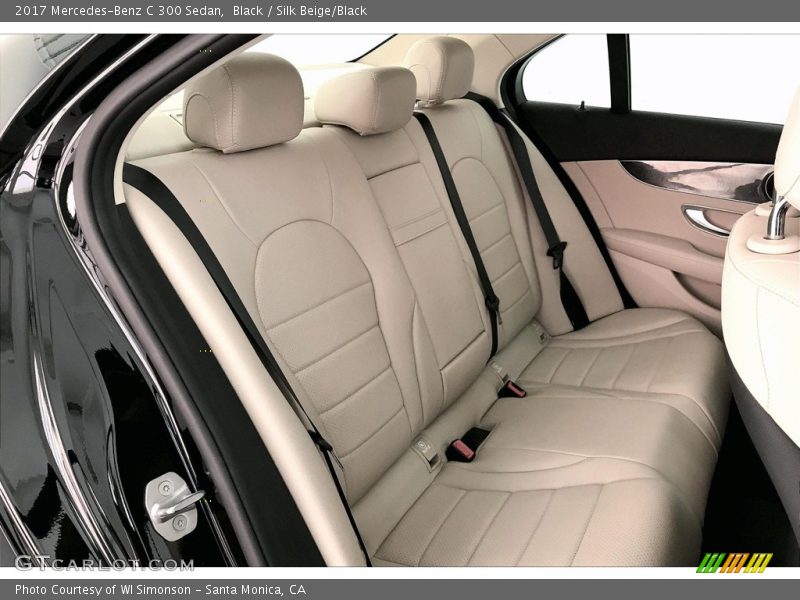 Black / Silk Beige/Black 2017 Mercedes-Benz C 300 Sedan