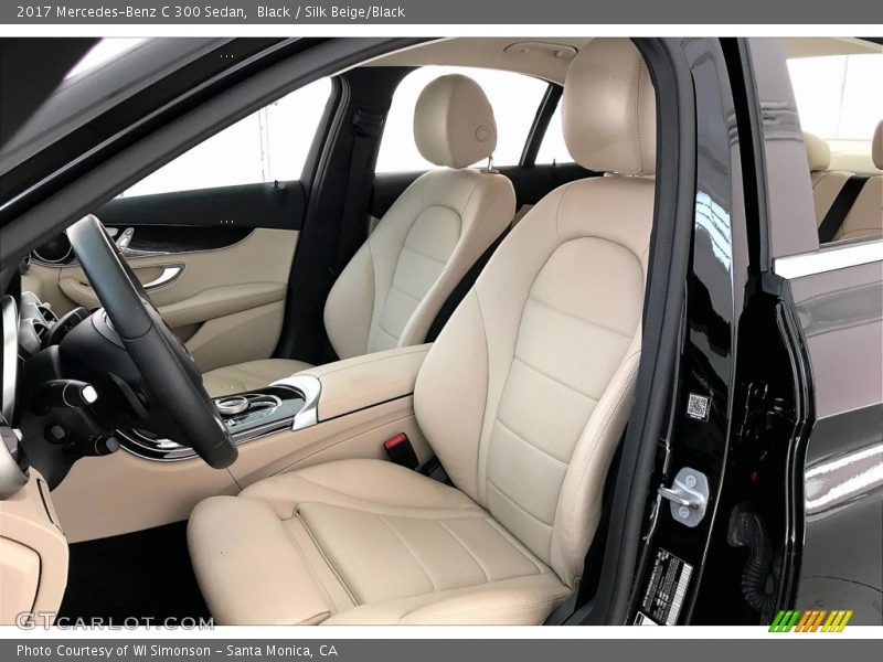 Black / Silk Beige/Black 2017 Mercedes-Benz C 300 Sedan