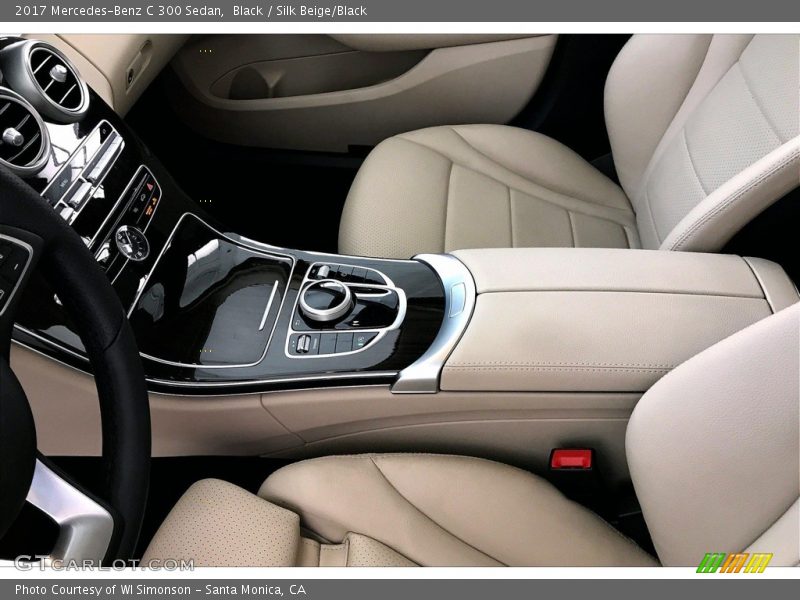 Black / Silk Beige/Black 2017 Mercedes-Benz C 300 Sedan