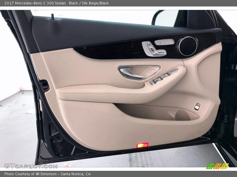 Black / Silk Beige/Black 2017 Mercedes-Benz C 300 Sedan