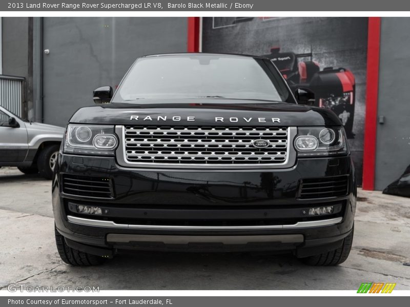 Barolo Black Metallic / Ebony 2013 Land Rover Range Rover Supercharged LR V8