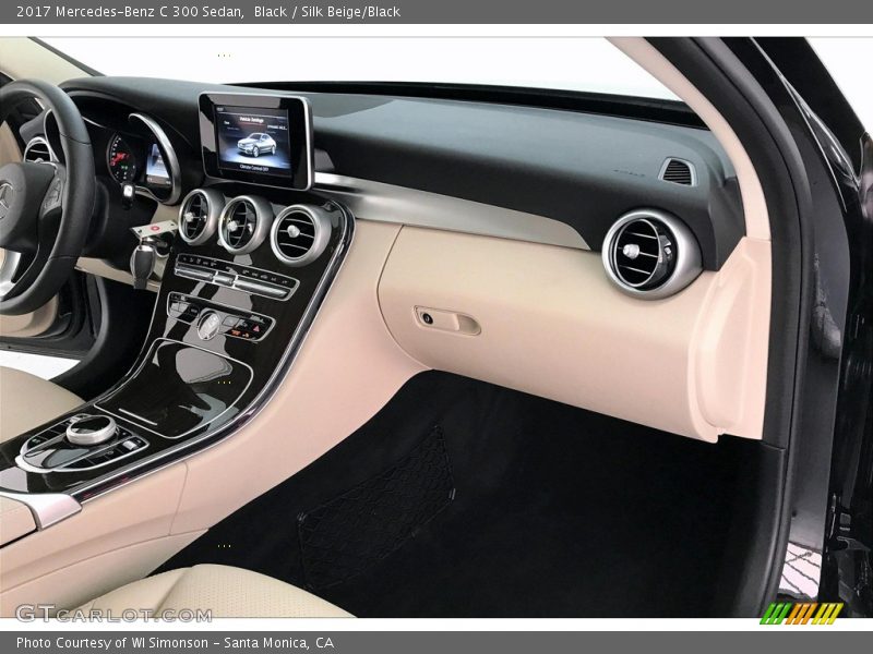 Black / Silk Beige/Black 2017 Mercedes-Benz C 300 Sedan