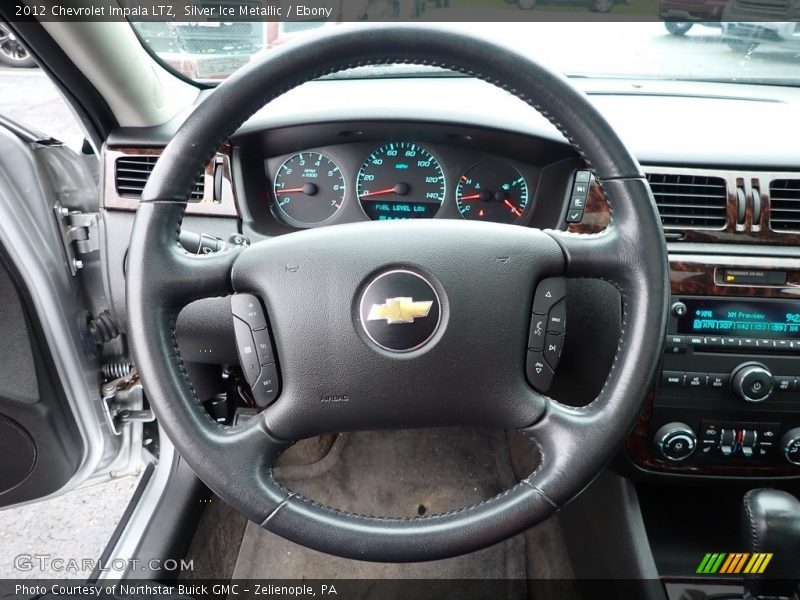 Silver Ice Metallic / Ebony 2012 Chevrolet Impala LTZ