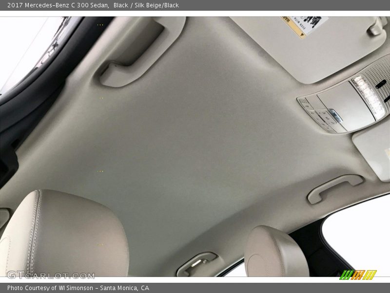 Black / Silk Beige/Black 2017 Mercedes-Benz C 300 Sedan