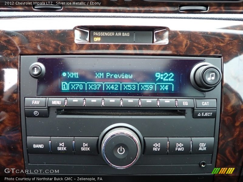 Silver Ice Metallic / Ebony 2012 Chevrolet Impala LTZ