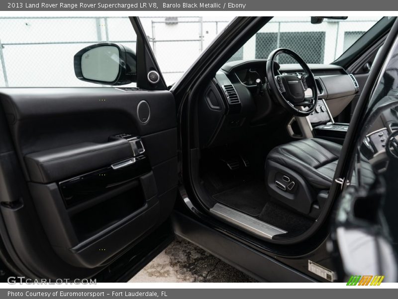 Barolo Black Metallic / Ebony 2013 Land Rover Range Rover Supercharged LR V8