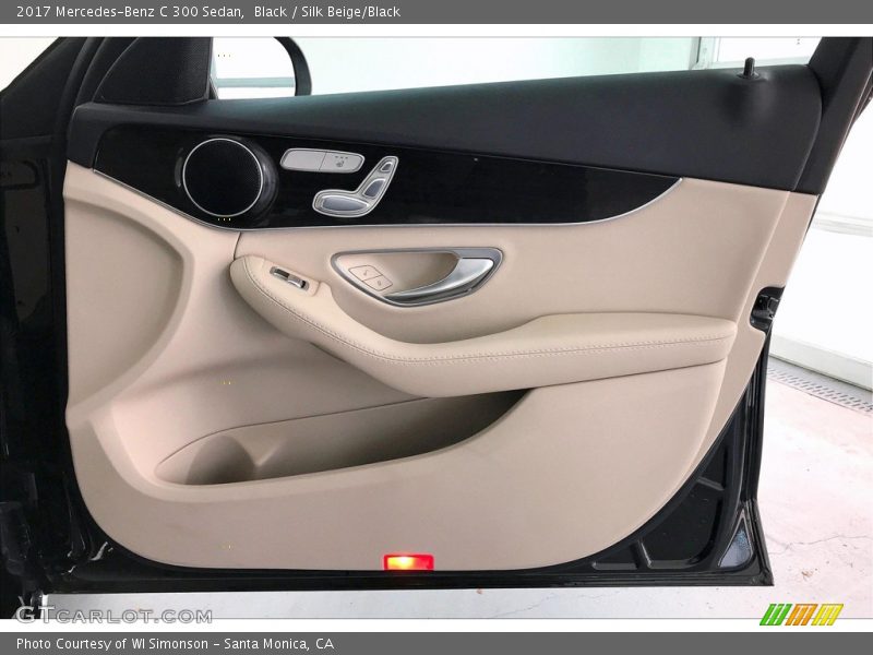 Black / Silk Beige/Black 2017 Mercedes-Benz C 300 Sedan