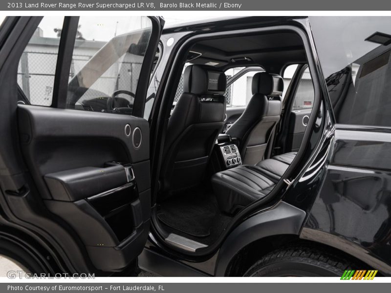 Barolo Black Metallic / Ebony 2013 Land Rover Range Rover Supercharged LR V8