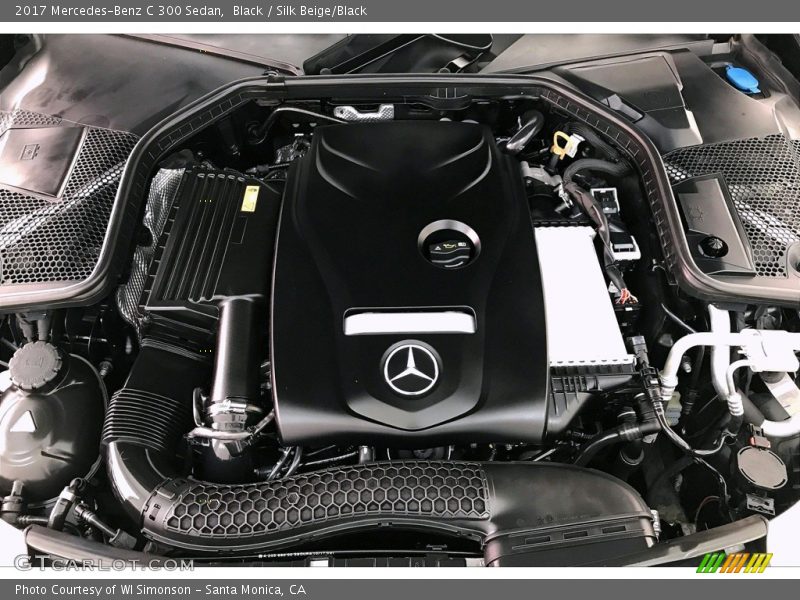Black / Silk Beige/Black 2017 Mercedes-Benz C 300 Sedan