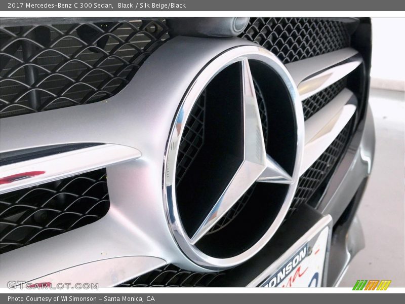 Black / Silk Beige/Black 2017 Mercedes-Benz C 300 Sedan