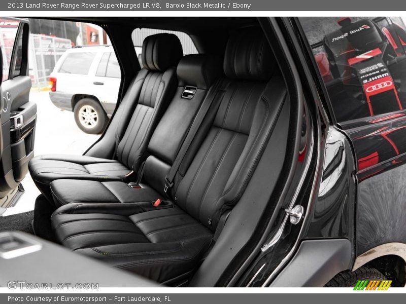 Rear Seat of 2013 Range Rover Supercharged LR V8
