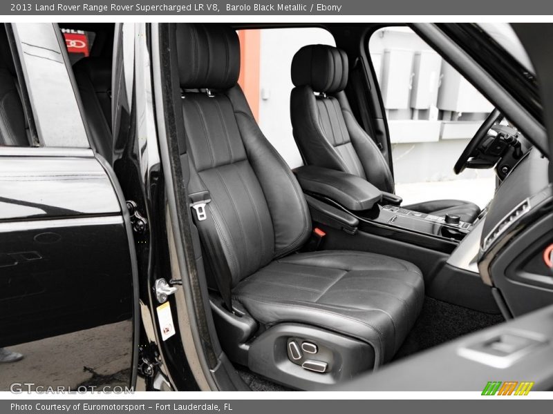 Front Seat of 2013 Range Rover Supercharged LR V8