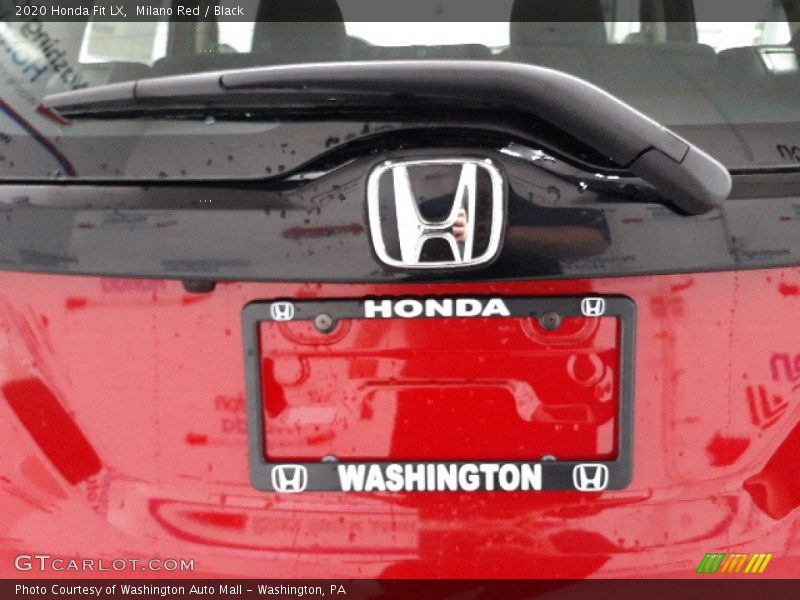 Milano Red / Black 2020 Honda Fit LX