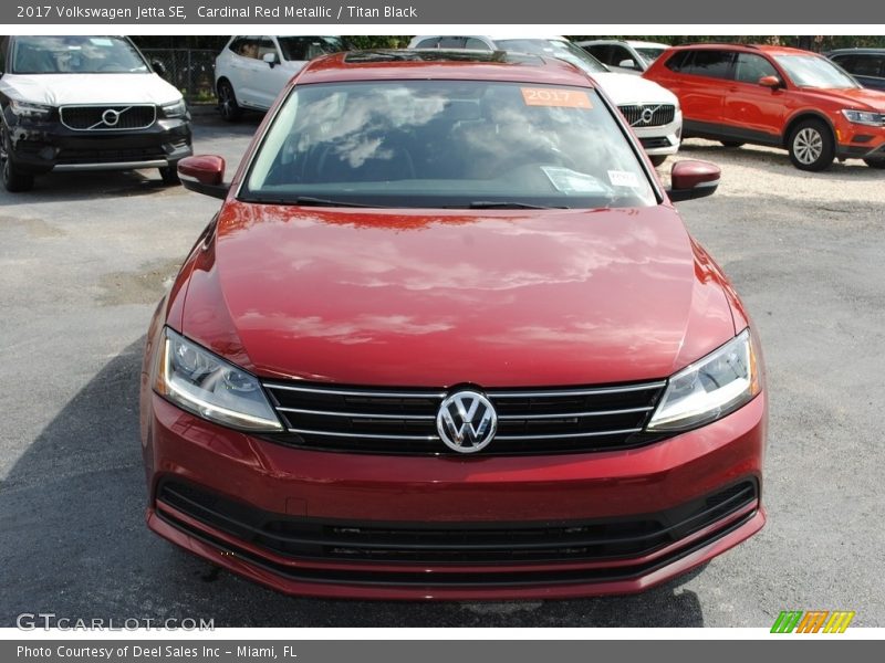 Cardinal Red Metallic / Titan Black 2017 Volkswagen Jetta SE