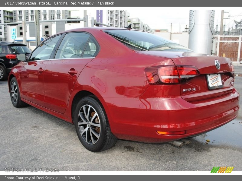 Cardinal Red Metallic / Titan Black 2017 Volkswagen Jetta SE