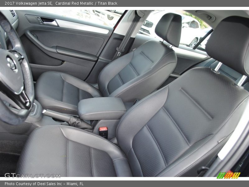 Cardinal Red Metallic / Titan Black 2017 Volkswagen Jetta SE