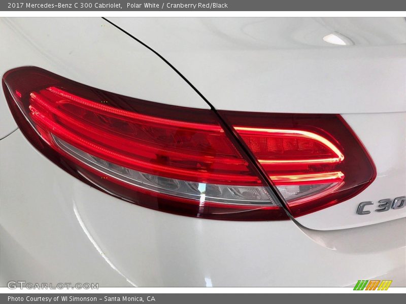 Polar White / Cranberry Red/Black 2017 Mercedes-Benz C 300 Cabriolet
