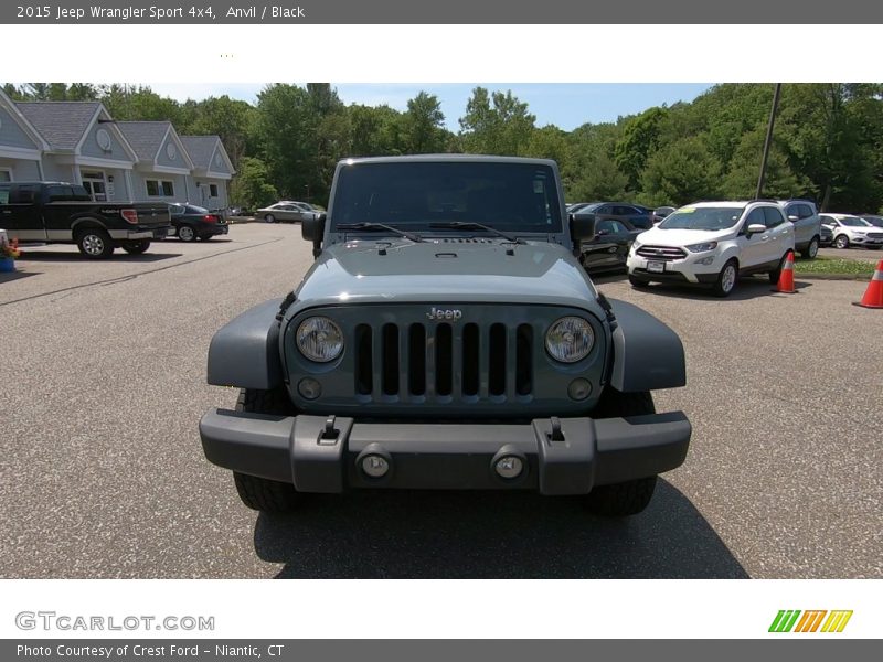 Anvil / Black 2015 Jeep Wrangler Sport 4x4
