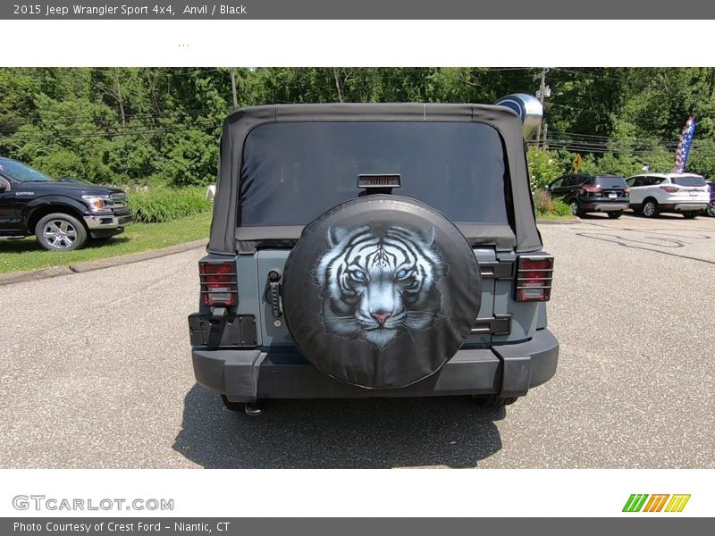 Anvil / Black 2015 Jeep Wrangler Sport 4x4