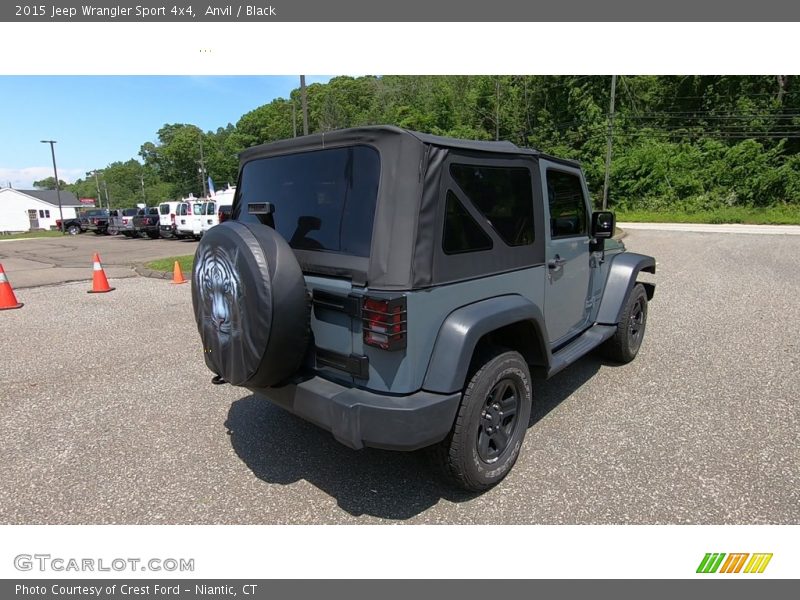 Anvil / Black 2015 Jeep Wrangler Sport 4x4