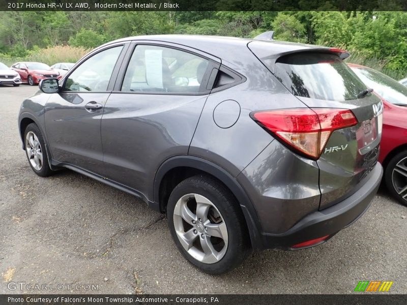 Modern Steel Metallic / Black 2017 Honda HR-V LX AWD