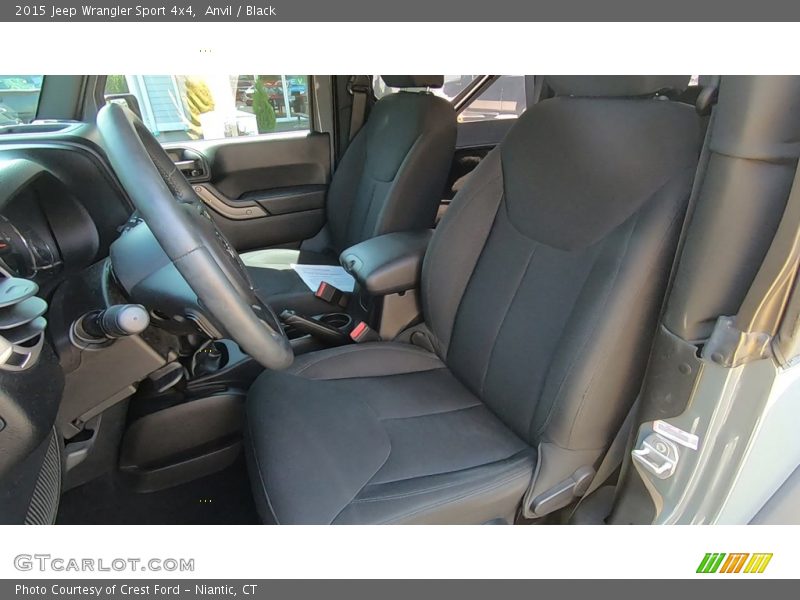 Anvil / Black 2015 Jeep Wrangler Sport 4x4