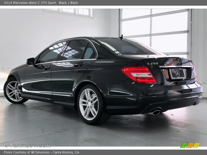 Black / Black 2014 Mercedes-Benz C 250 Sport