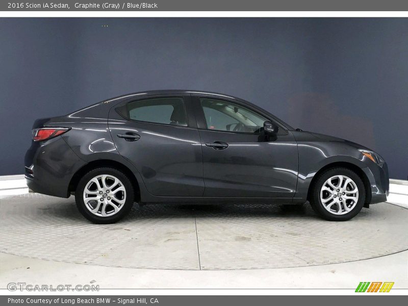 Graphite (Gray) / Blue/Black 2016 Scion iA Sedan