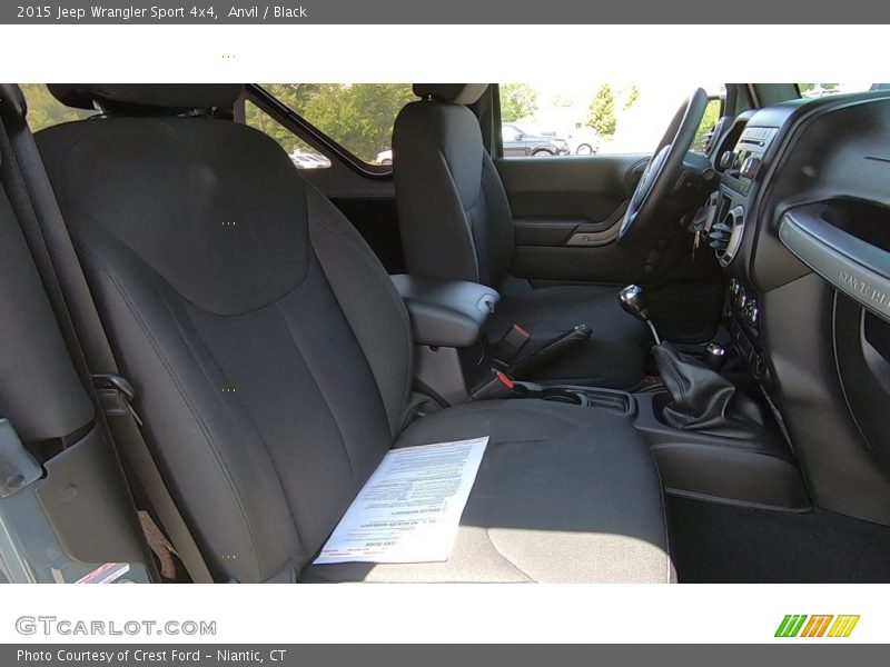 Anvil / Black 2015 Jeep Wrangler Sport 4x4