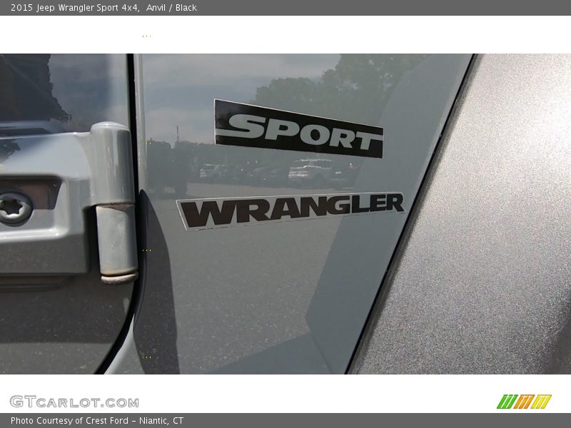 Anvil / Black 2015 Jeep Wrangler Sport 4x4