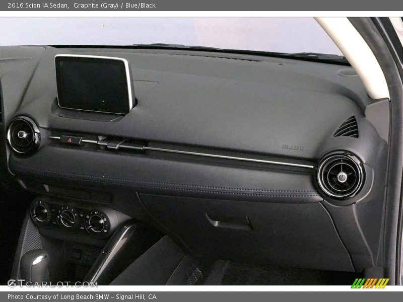 Graphite (Gray) / Blue/Black 2016 Scion iA Sedan