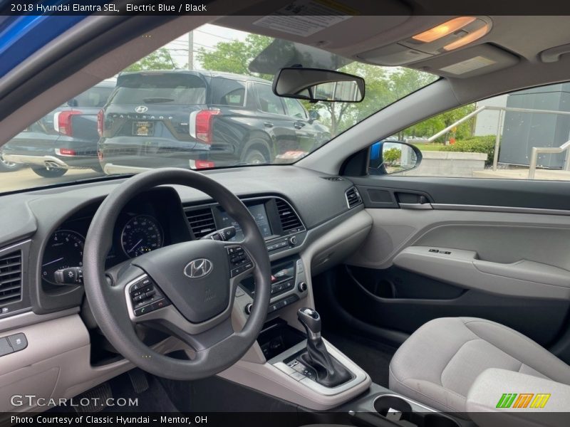 Electric Blue / Black 2018 Hyundai Elantra SEL