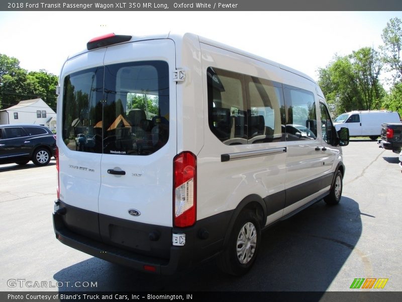 Oxford White / Pewter 2018 Ford Transit Passenger Wagon XLT 350 MR Long