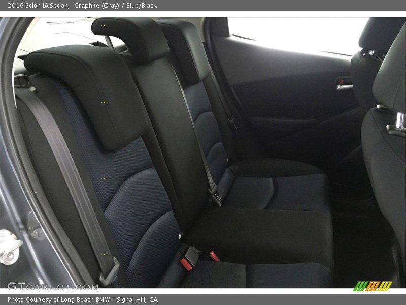 Graphite (Gray) / Blue/Black 2016 Scion iA Sedan
