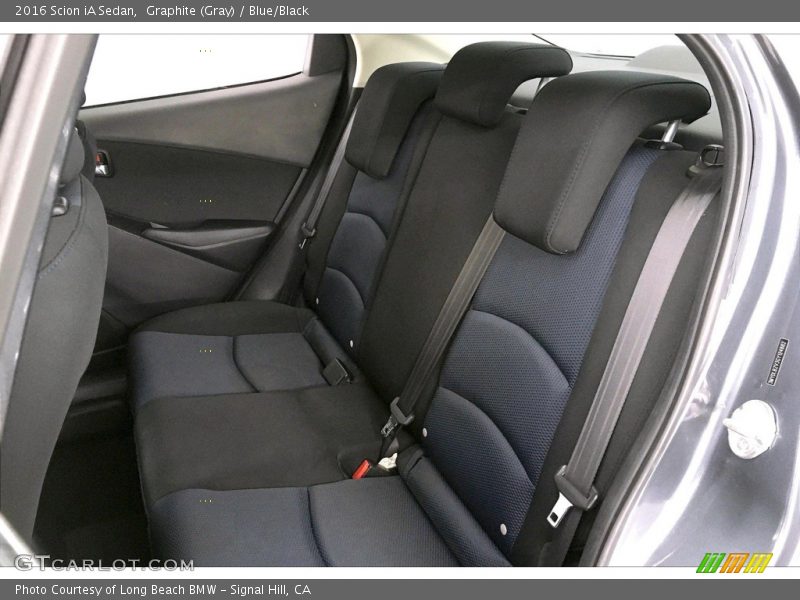 Graphite (Gray) / Blue/Black 2016 Scion iA Sedan
