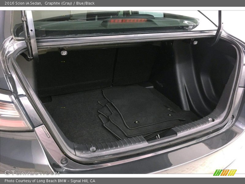 Graphite (Gray) / Blue/Black 2016 Scion iA Sedan