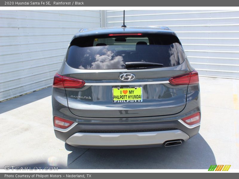 Rainforest / Black 2020 Hyundai Santa Fe SE