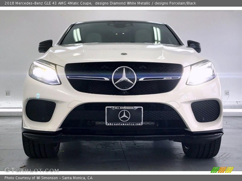 designo Diamond White Metallic / designo Porcelain/Black 2018 Mercedes-Benz GLE 43 AMG 4Matic Coupe